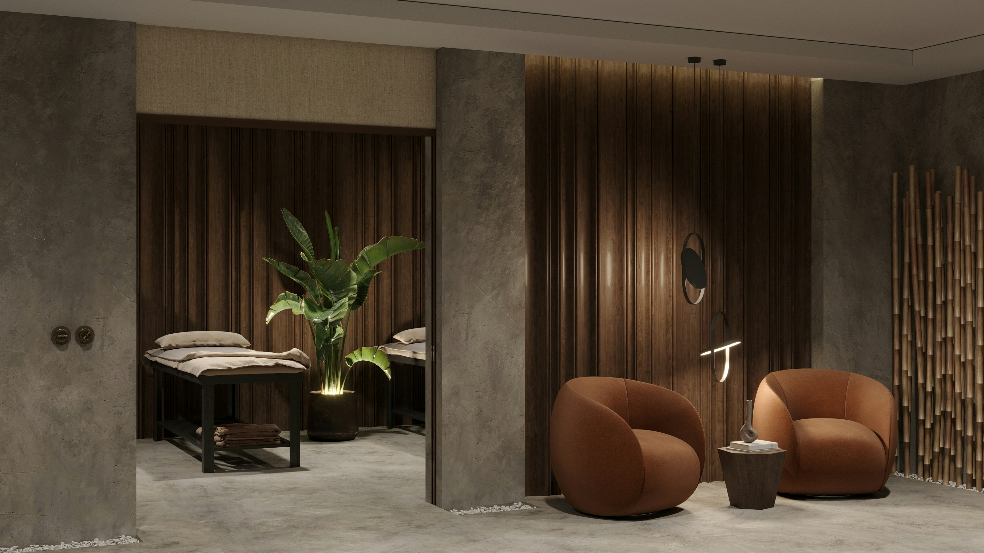 Spa reception room